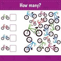 quantas bicicletas existem. vetor