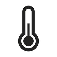 ícone de termômetro, verificador de temperatura corporal. vetor
