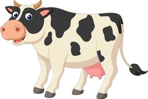 desenho de vaca fofo vetor