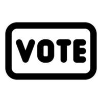 ícone de votação ui vetor