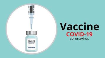 conceito de vacinação, coronavírus covid-19, ilustração vetorial. vetor