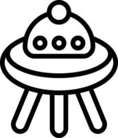 ilustração de design de ícone de vetor de ufo