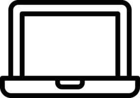 ilustração de design de ícone de vetor de laptop