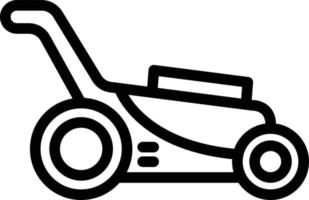 ilustração de design de ícone de vetor de cortador de grama