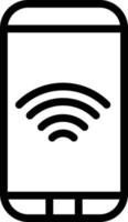 ilustração de design de ícone de vetor wi-fi