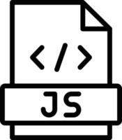 ilustração de design de ícone de vetor javascript