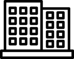 ilustração de design de ícone de vetor de prédio de escritórios