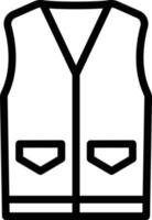 ilustração de design de ícone de vetor de colete