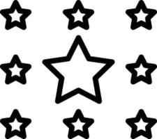 ilustração de design de ícone de vetor estrela