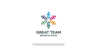 modelo de logotipo da comunidade para social, equipe, grupo premium vector parte 1