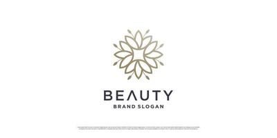 design de logotipo de beleza com conceito de linha minimalista premium vector parte 4