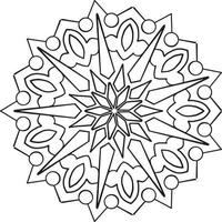 arte de mandala real para decoração, design, tatuagem, paz vetor