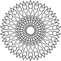 design de mandala vintage para projetar modelos, tatuagem, ornamentos vetor