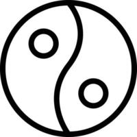 ilustração em vetor yin em ícones de símbolos.vector de qualidade background.premium para conceito e design gráfico.
