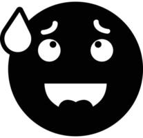 ícone de vetor emoji de sorriso que pode facilmente modificar ou editar
