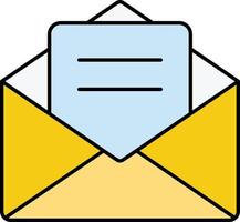 ícone de vetor isolado de envelope de e-mail que pode facilmente modificar ou editar