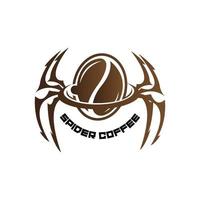 vetor de logotipo de aranha, design animal fazendo um ninho e personagem de desenho animado de filme