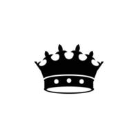modelo de design de ícone de coroa vetor
