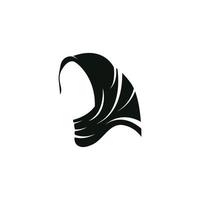vetor de modelo de design de ícone de logotipo de véu