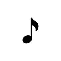 modelo de design de ícone de música vetor