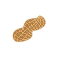 vetor de modelo de design de ícone de logotipo de amendoim