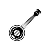 vetor de modelo de design de ícone de logotipo banjo