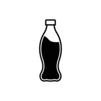 vetor de modelo de design de ícone de logotipo de garrafa