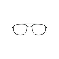 modelo de design de clipart de óculos vetor
