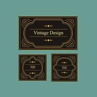 design vintage para produto de etiqueta vetor