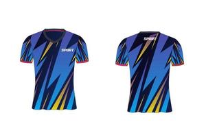 jersey é design de camiseta esportiva média para time de futebol, basquete e vôlei vetor