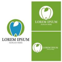 ilustração em vetor modelo logotipo dental