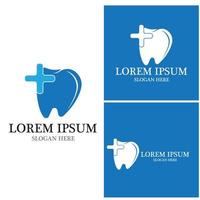 ilustração em vetor modelo logotipo dental