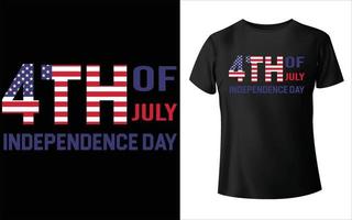 feliz 4 de julho design de camiseta do dia da independência, 4 de julho design de camiseta do dia da independência, 4 de julho de 1776 design de camiseta do dia da independência, vetor