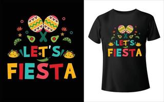 arte vetorial de design de camiseta cinco de maio vetor cinco de maio