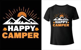realeza vetorial de acampamento, design de camiseta de acampamento, amor acampar vetor