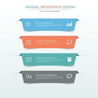 modelo de infográfico de negócios com ícone, ilustrações de design vetorial vetor