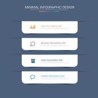 modelo de infográfico de negócios com ícone, ilustrações de design vetorial vetor