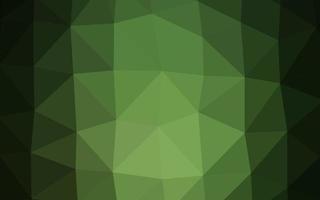 textura de triângulo embaçado vetor verde escuro.