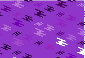 pano de fundo vector roxo claro com linhas longas.