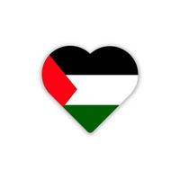 ilustração vetorial da bandeira nacional da Palestina vetor