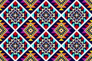 design de padrão étnico geométrico abstrato ikat. tecido asteca tapete mandala ornamento étnico chevron têxtil decoração wallpaper. vetor de bordado tradicional de peru étnico nativo tribal boho