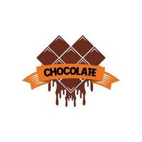 design de vetor líquido de chocolate, perfeito para publicidade e dia dos namorados