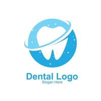 vetor de logotipo de saúde dental, mantendo e cuidando dos dentes, design para serigrafia, empresa, adesivos, plano de fundo