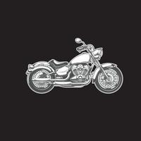 ilustração de modelo de moto para decoração, logotipo vetor