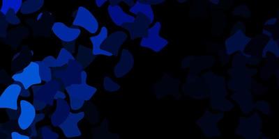 padrão de vetor azul escuro com formas abstratas.