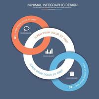 modelo de infográfico de negócios com ícone, ilustração de design vetorial vetor