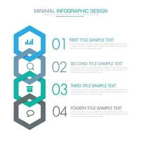 modelo de infográfico de negócios com ícone, ilustração de design vetorial vetor