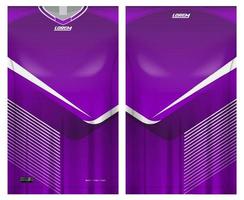 modelo de design de camisa de esporte de jersey para o esporte de futebol, basquete, uniforme em execução na vista frontal, vista traseira. vetor de maquete de camisa, design muito simples e fácil de personalizar