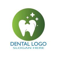 ilustração em vetor modelo logotipo dental