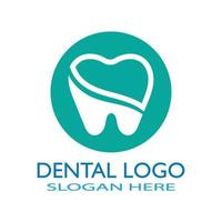 ilustração em vetor modelo logotipo dental